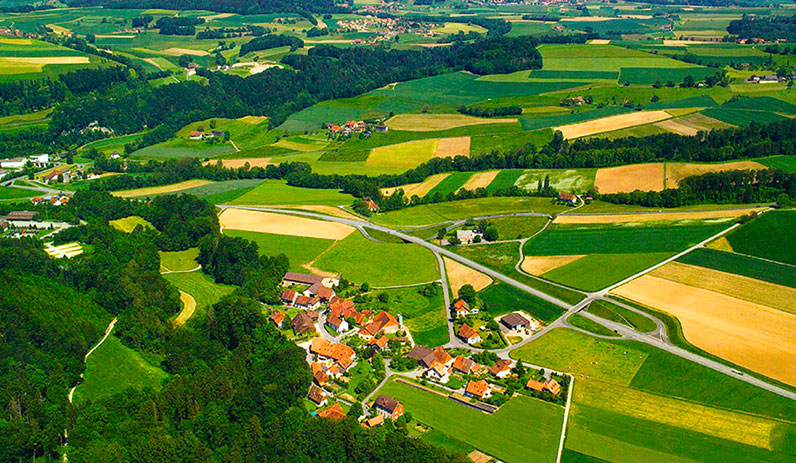 Syens (VD) - vue a&eacute;rienne